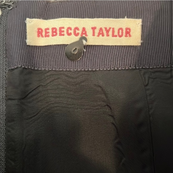 Rebecca Taylor Floral Grey Gray Skirt Size 0 - Picture 2 of 7